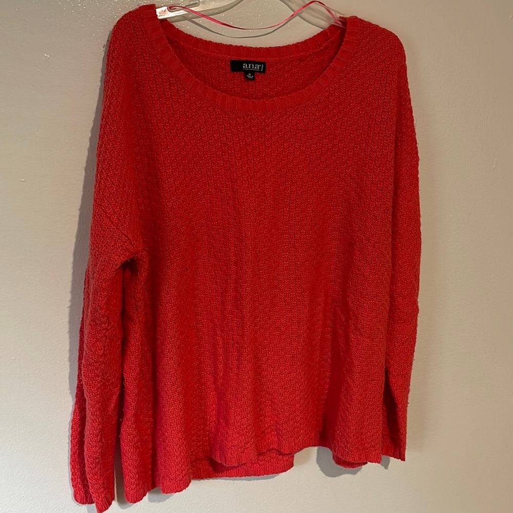 Orange sweater